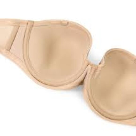 WACOAL 854119 "Not a Nursing BRA" 30D FREE SHIP Strapless Underwire Option traps - Picture 2 of 3